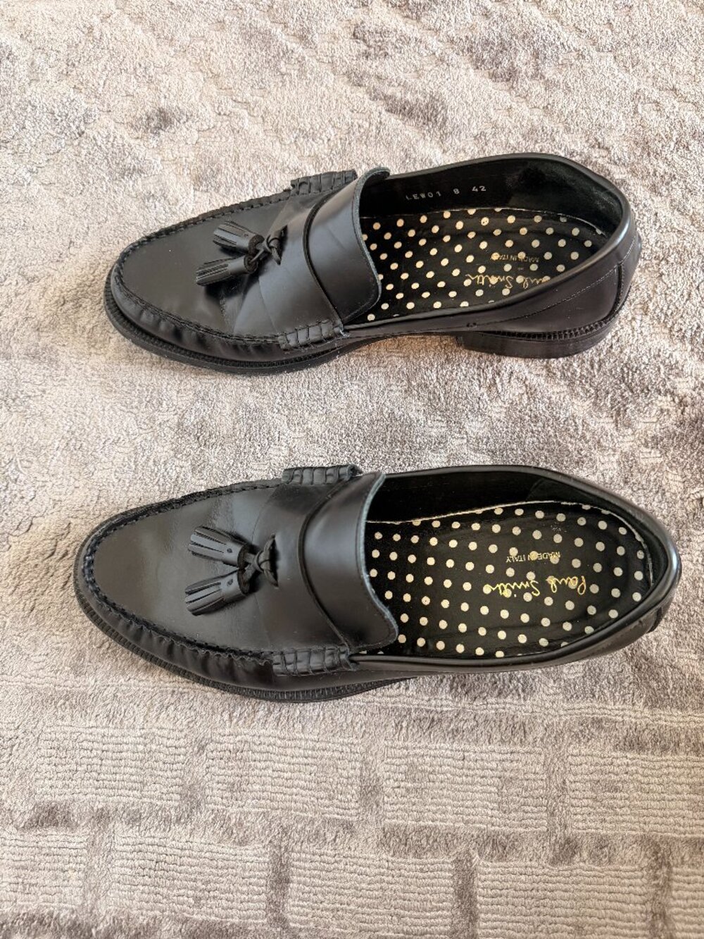 Paul Smith Tassel Loafers in Black Leather (Size EU 42 | US 9)
